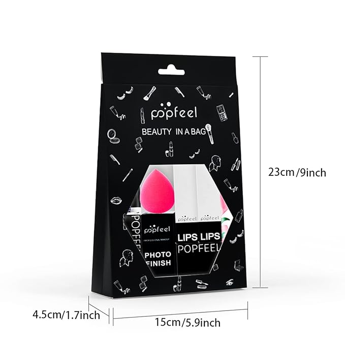 All-in-one Holiday Makeup Gift Set | Full Makeup Kit for Women Multipurpose Essential Bundle Include Eyeshadow Palette Lipstick Blush Concealer Face Powder Eyeliner Mascara Lipgloss Brush