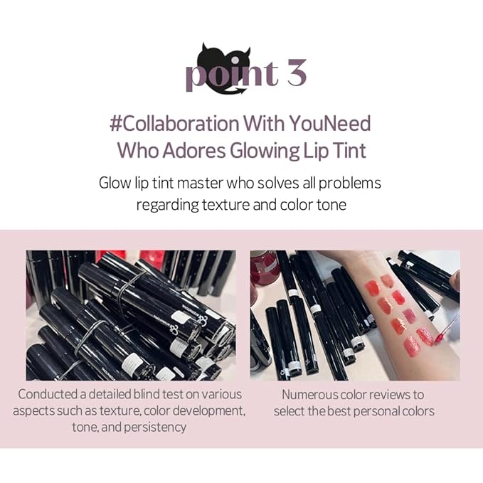 ETUDE Over Growy Lip Stain Tint, Better Pink, 0.1 oz (3 g), Lipstick, Glossy Finish, Highly Moisturizing, Melotint, Plush, Glossy, Volume, Vegan Certified