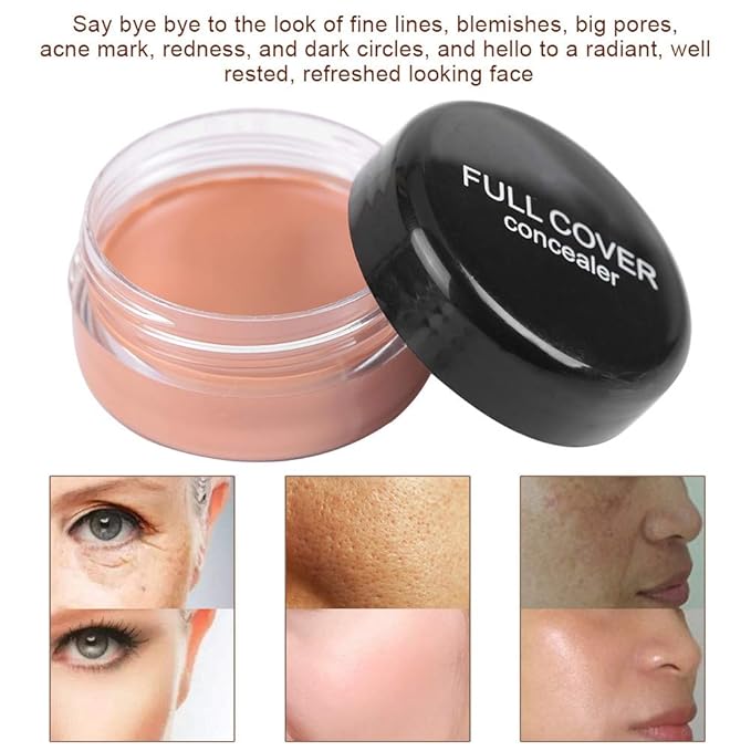 Concealer Conceal Dark Circles Eye Bags Acne Marks Makeup, Under Eye Concealer Full Coverage Brightening Eye Dark Circles, Long Wear Beauty Makeup Face