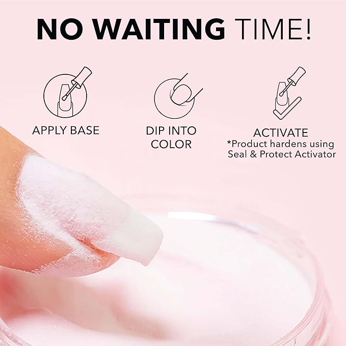 Kiara Sky Long Lasting Nail Dip Powder Pink Tones 1 oz, You Make Me Blush