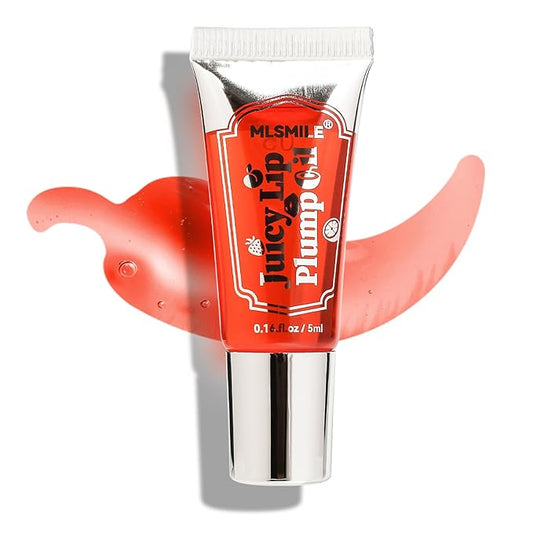 Lip Plumper Lip Gloss, Instant & Long-Term Lip Plumper, Roll On Lip Plumping Lip Gloss, Extreme Lip Plumper, Maximum Plump Extra Strength Lip Plumper for Women (#05)