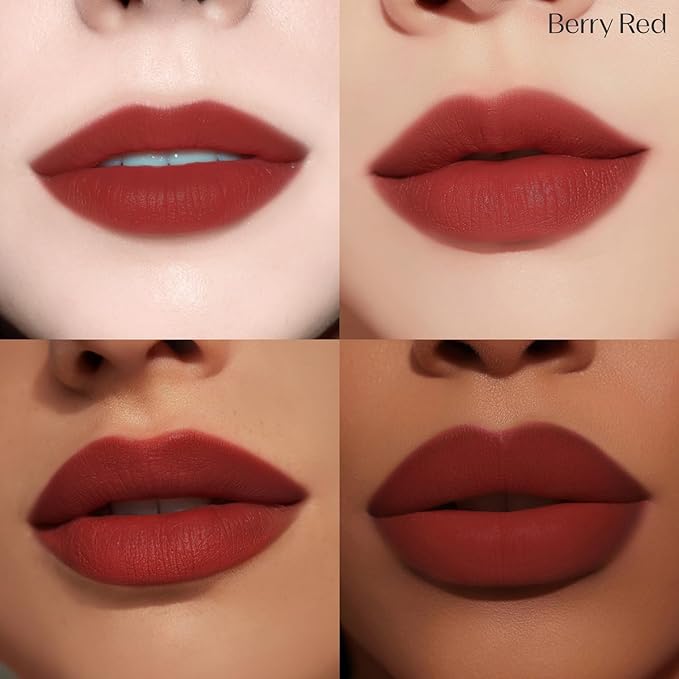 ETUDE Fixing Tint #17 Berry Red (4g) | Long Lasting High Pigmented Liquid Lipstick | Waterproof Lightweight Matte Finish Lip Stain | Full Coverage | Korean Makeup, Kbeauty