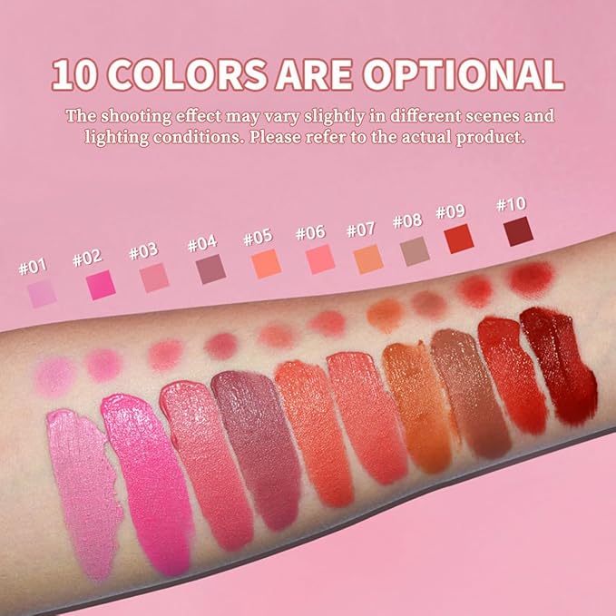 Liquid Blush, Long-lasting & Blendable Liquid Blush for High-Pigment Color, Achieve a Soft, Dewy, Healthy Natural Finish (09-Blood Orange, 0.2 Ounce)