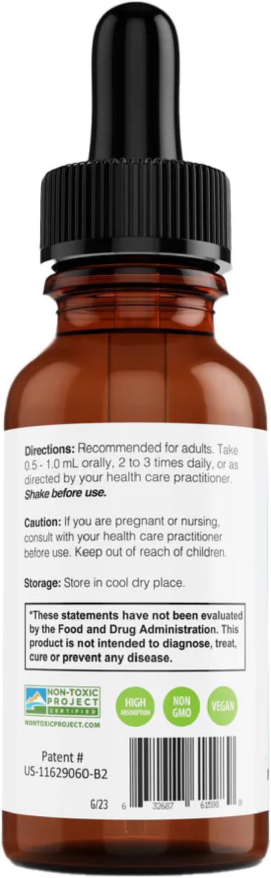 CytoDetox Liposomal Zeolite Clinoptilolite with Fulvates - Supports Cellular Detox & Natural Toxin Removal - Gentle Detoxifier and Binder - 1 oz Bottle