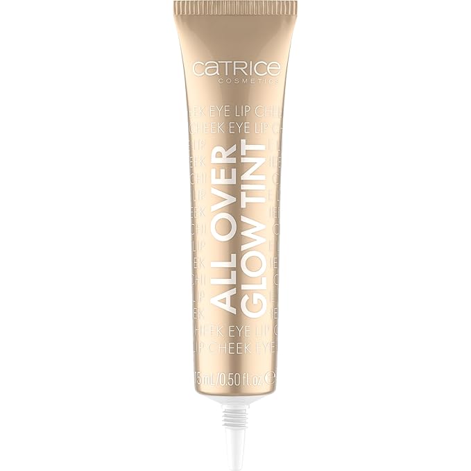 Catrice | All Over Glow Tint | Multi-Use Liquid Highlighter | Face & Body | Vitamin C, Niacinamide, Squalene & Panthenol | Long-lasting & Lightweight | Vegan & Cruelty Free (010 | Beaming Diamond)