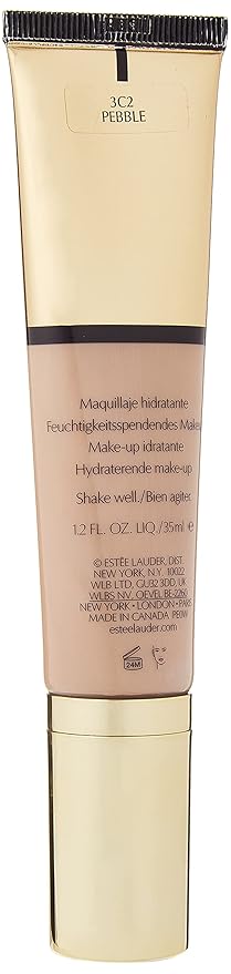 Estée Lauder Futurist Hydra Rescue Moisturizing Foundation SPF 45, 12 Hour Glow, 1.2 oz., 3C2 Pebble