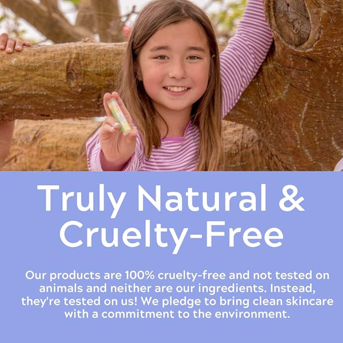 Lip Balm - Organic Natural USDA Certified 100% - Accelerates Healing - Unscented Moisturizing Balm Stick - Prevent Dry Cracked Lips - Hand-Crafted in Santa Barbara, California - 4 Pack Never Run Out