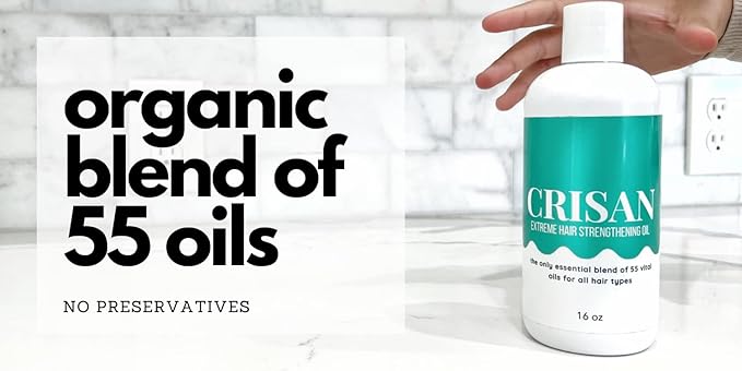 CRISAN 16oz Extreme Hair Growth and Strengthening Oil for Men and Women (16 fl oz)