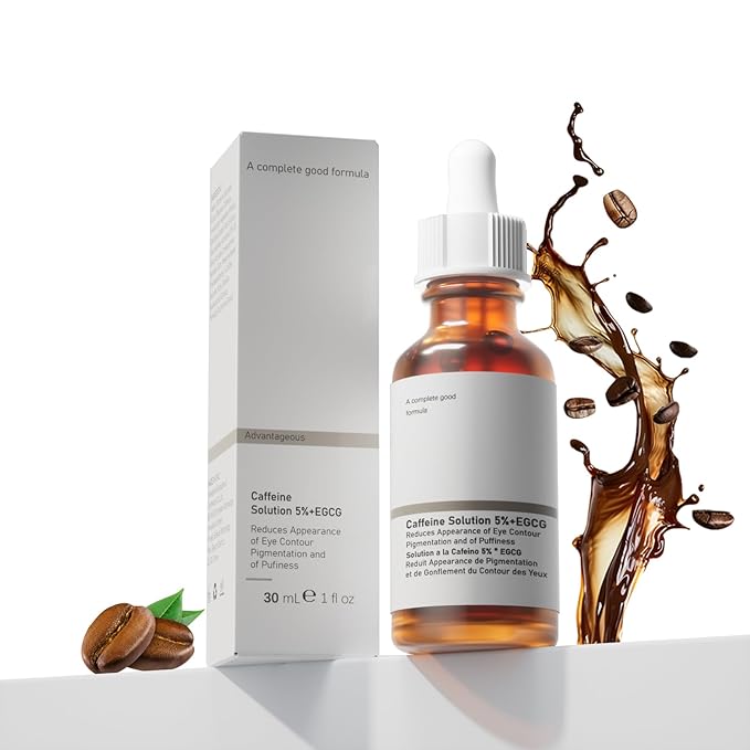 The Caffeine Solution 5% + EGCG，Reduces Appearance of Eye Contour Pigmentation and Puffiness，Under Eye Serum (30ml) Caffeine For Face Moisturizing Serum (2)