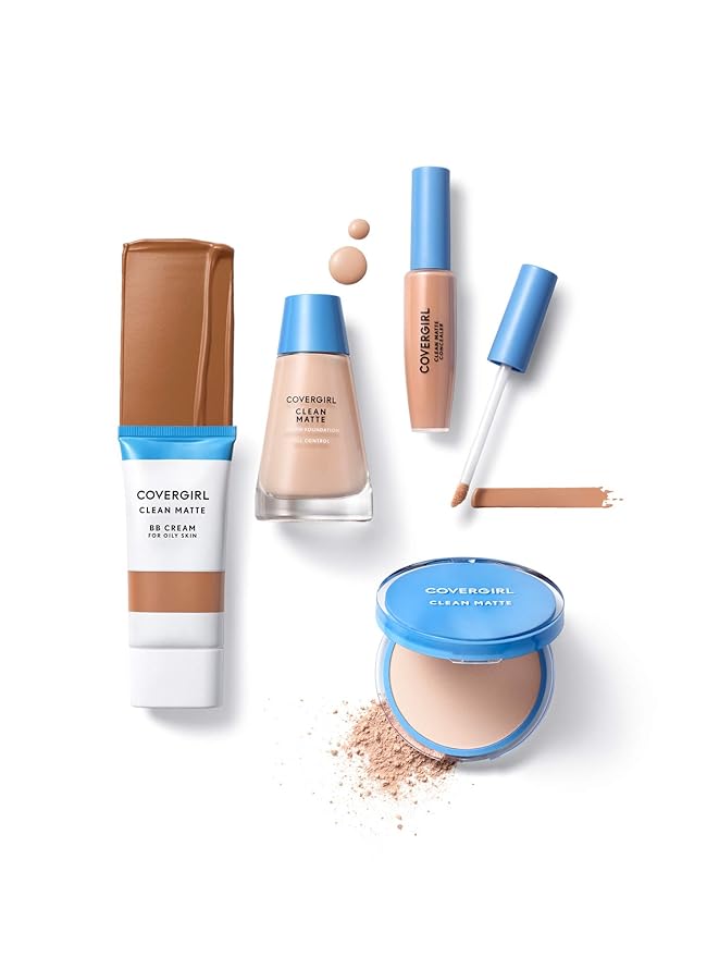 COVERGIRL - Clean Matte Concealer, Oil-Free, Lightweight Formula, Blendable, Natural-Looking Coverage, 100% Cruelty-Free