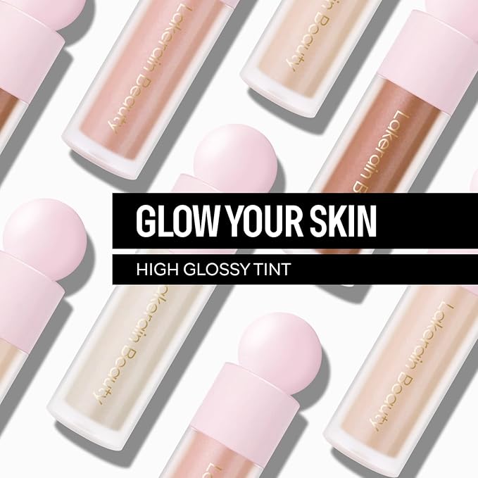 KYDA 2 Colors Liquid Blush Highlighter, Silky Matte Blush, High Glossy Face Illuminator, Natural Glow Finish, Blendable Formula, Set B