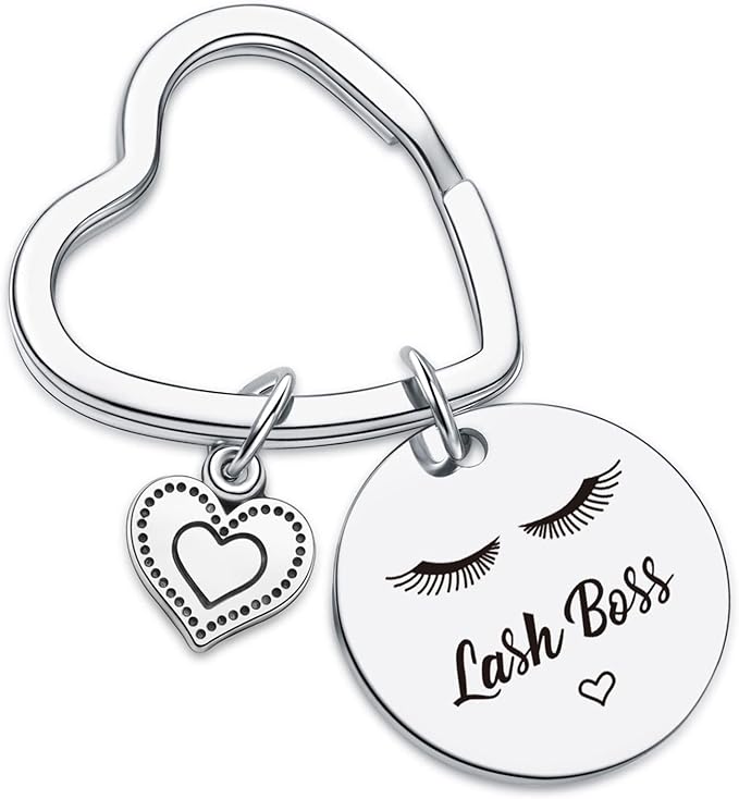 Lash Boss Appreciation Jewelry Beauty Lashes Girl Jewelry Daughter Gift Best Friend Keychain