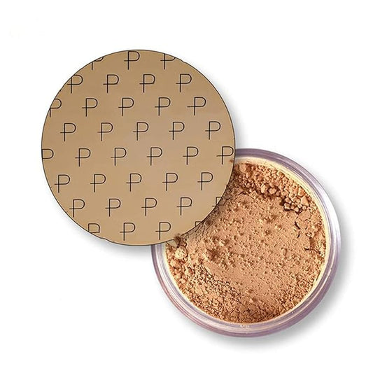 MAEPEOR Matte Setting Loose Powder 8 Colors Smooth and Lightweight Face Powder for Brightening and Setting Makeup with Face Puff (01 Desert)