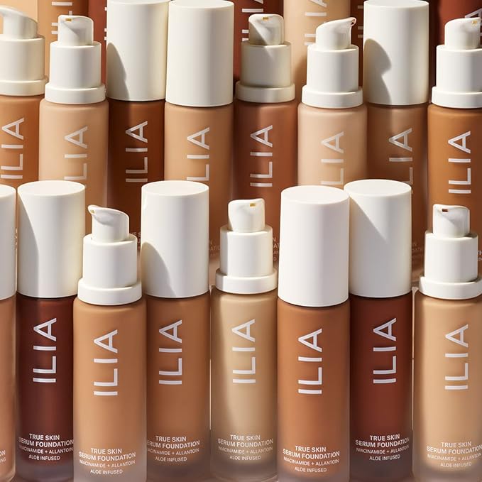 ILIA - True Skin Serum Foundation | Non-comedogenic, Cruelty-Free, Vegan, Weightless Feel, Buildable Coverage, Safe For Sensitive Skin (Corsica SF3.5)