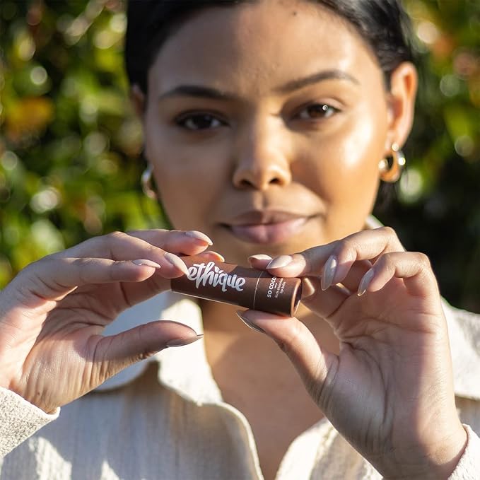 Ethique So Cocoa Nourishing Lip Balm - Plastic-Free, Vegan, Cruelty-Free, Eco-Friendly, 0.32 oz (Pack of 1)