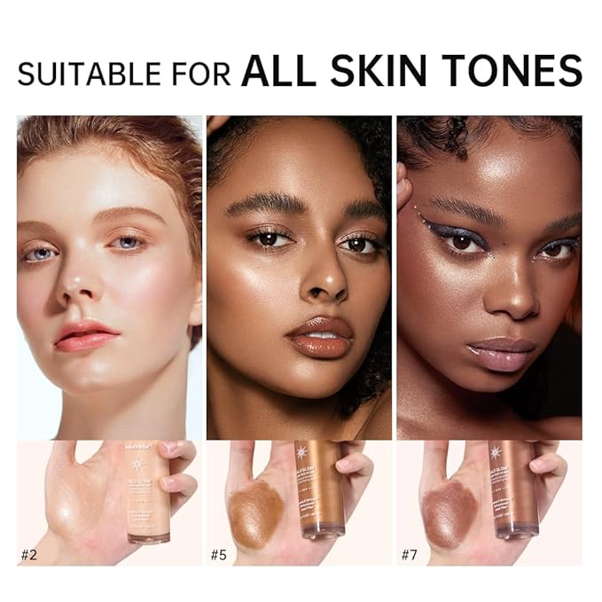 Halo Glow Liquid Face Filter, Complexion Booster For A Glowing, Soft-Focus Look, Infused With Hyaluronic Acid, Vegan & Cruelty-Free 1.06 OZ/31.5ml -03