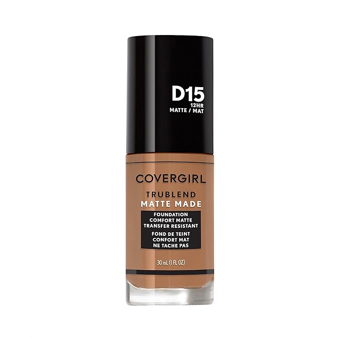 COVERGIRL TruBlend Matte Made Liquid Foundation, Warm Tawny, 1 Fl Oz (Pack of 1)