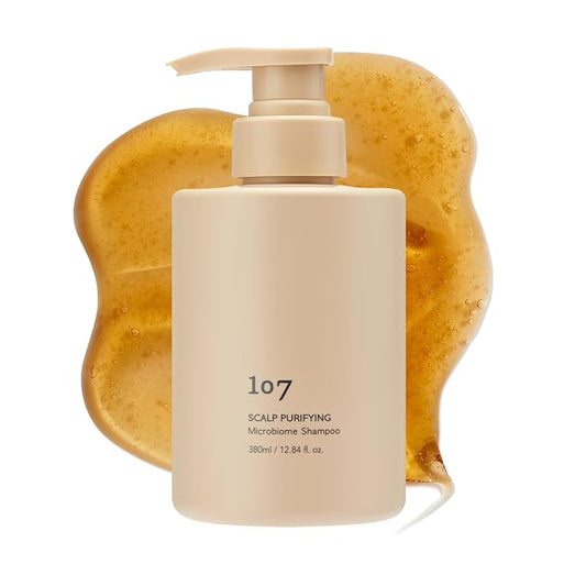 107 Clarifying Shampoo - Purifying Shampoo for Build Up, Dirt, Oil, Itchy, Dry Scalp – Fermented Vinegar & Ginseng for Refreshed & Revitalized Scalp - Paraben, Phthalate and Sulfate Free (16.9 oz)