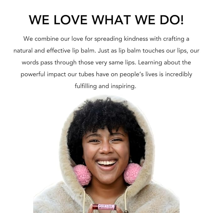 Kind Lips Lip Balm - Nourishing & Moisturizing Lip Care with Shea Butter, Beeswax & Vitamin E | Georgia Peach Flavor | 0.15 Oz (Single Tube)