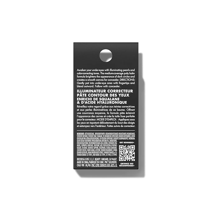 e.l.f. Putty Color-Correcting Eye Brightener, Under-eye Brightener & Primer Reduces Appearance Of Dark Circles, Vegan & Cruelty-Free, Light/Medium