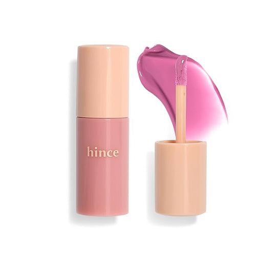 hince Dewy Liquid Cheek 6g Raw Glow Liquid Blush for Cheeks Vegan Dewy Cheek Tint Glass Skin Lightweight Liquid Blush Weightless Watercolor (COOL FLUTTER, LC003)