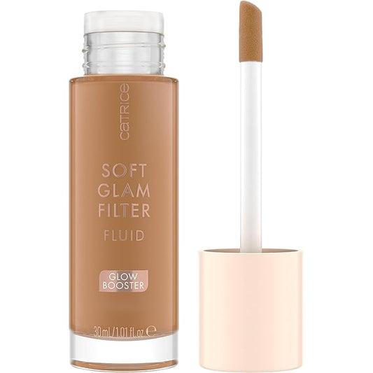 Catrice | Soft Glam Filter Fluid | Luminous Make Up Base & Highlighter for Radiant Complexion | With Vitamin E & Squalene | Vegan & Cruelty Free (65 | Tan)