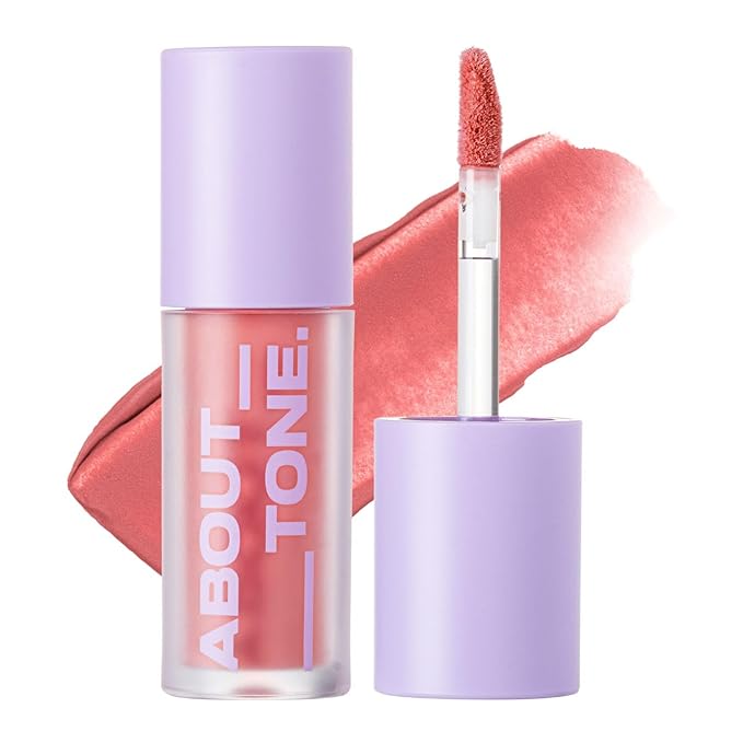 Fluffy Air Blusher 5 Colors - Lightweight Melting Liquid Blush for Colorful Cheeks, Highly Pigmented, Cheekbones and Eye Makeup, Soft Matte Finish, Buildable Formula (05 DUSTY ROSE)