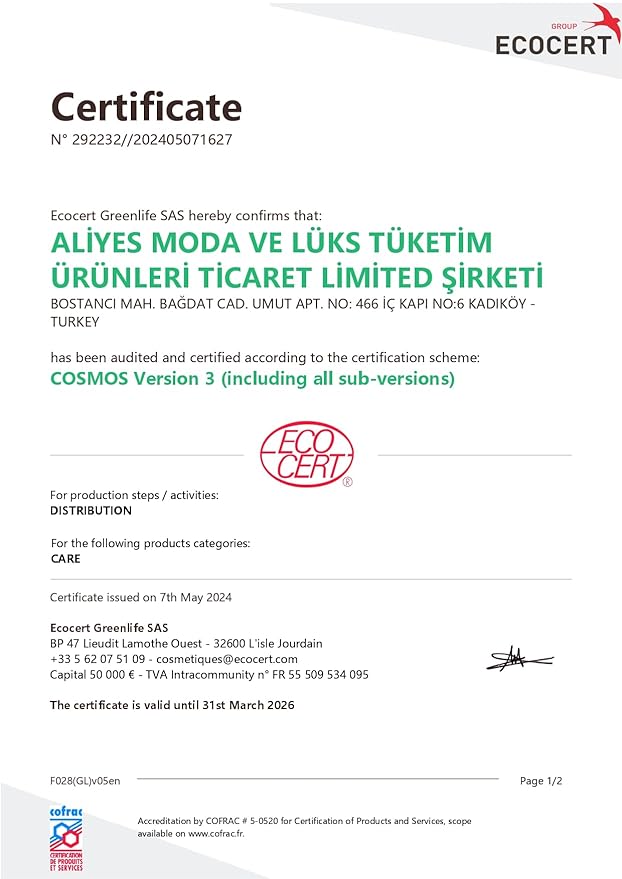 ALIYE'S A Beauty Elixir - All In One - Face & Body & Hair Oil Ecocert/Cosmos Natural Certified, Vegan, Non-GMO, Alcohol - Silicone Paraben Free, Derma