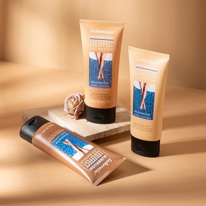 Leg Makeup Waterproof No Transfer,Leg Makeup Lotion,Leg and Body Scar Cover up Makeup,Long Last Body Foundation (3# Bronze, 4 FL OZ)