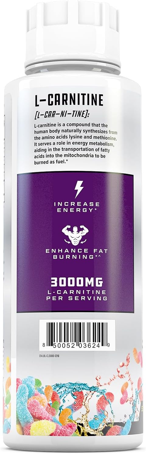 Cutler Nutrition Liquid L-Carnitine Supplement with Acetyl L-Carnitine & L-Carnitine Tartrate Forms - Pre Workout Formula for Optimal Absorption, Energy & Muscle Support