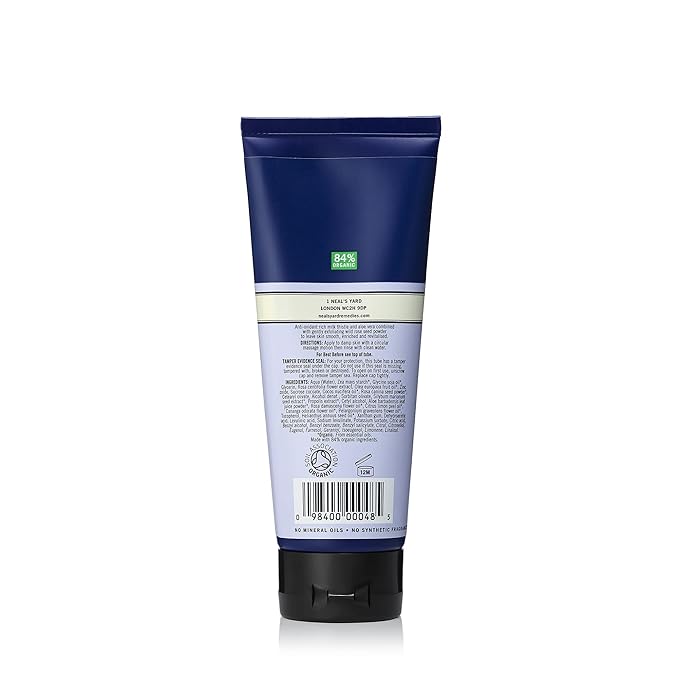 Neal's Yard Remedies Rehydrating Rose Face Polish | Exfoliating Face Scrub With Damask Rose | For Dehydrated Skin |3.53 oz. net wt.