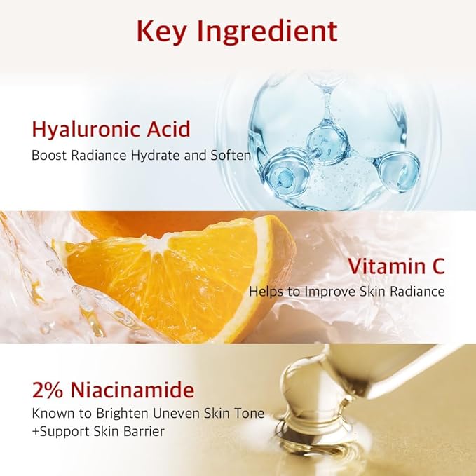 Vitamin Body Lotion-Vanilla Woods Scent, Glow Skin, Korean Body Lotion, 24-Hour Moisture Skin Care, Niacinamide, Vitamin C, Vegan, for Women & Men 10.14 Fl Oz