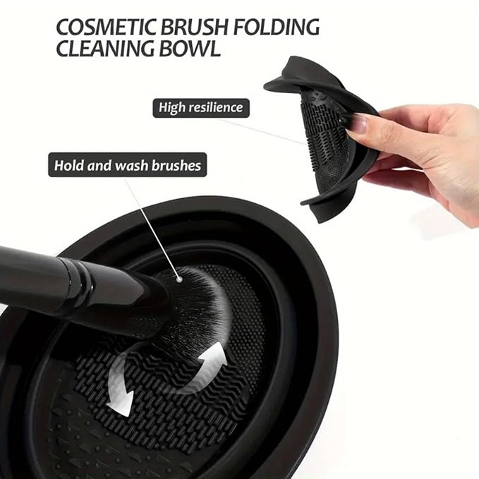 47Pcs Black Makeup Brushes Set Professional Makeup Kit Multi-functional Makeup Tool Set with Facial Makeup Accessories, Foundation Makeup Brush Kit Eye and Face Make up Brushes & Tools