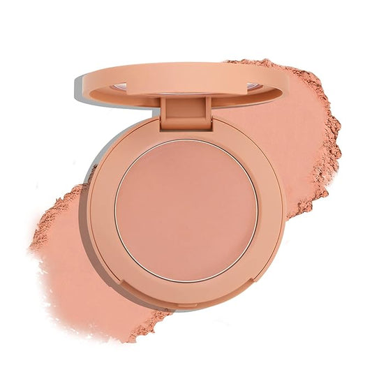 Boobeen Powder Blush, Single Color Blush Face Blush Palette Matte Baked Cream Blush Makeup Powder, High Pigment Pressed Blush for Create a Natural Cheek Flushed Look