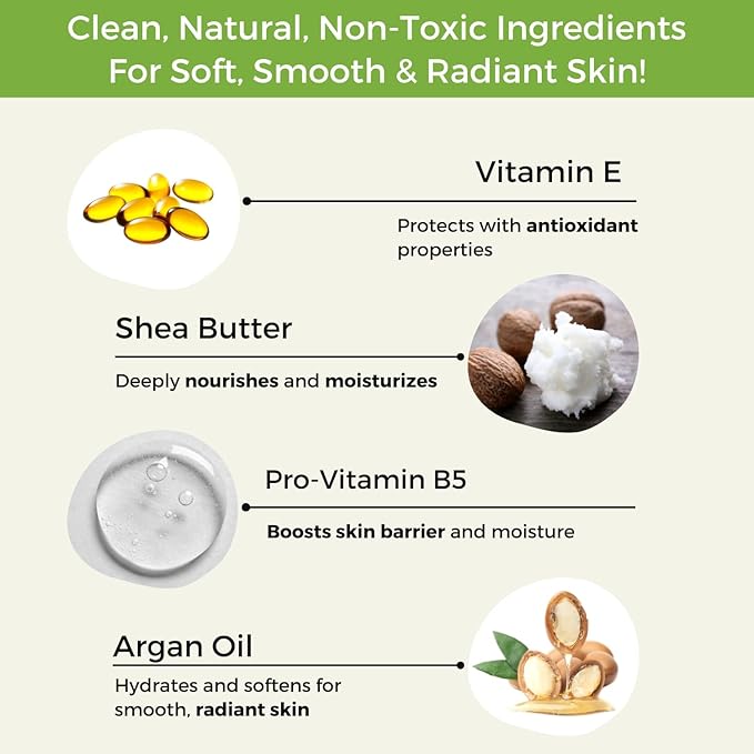 RaGaNaturals Natural Unscented Body Lotion for Dry, Sensitive Skin with Shea Butter, Avocado Oil & Vitamin E - Moisturizing, Fragrance Free Hand Lotion With Organic Essence -For Women, Men, Kids-16 Oz