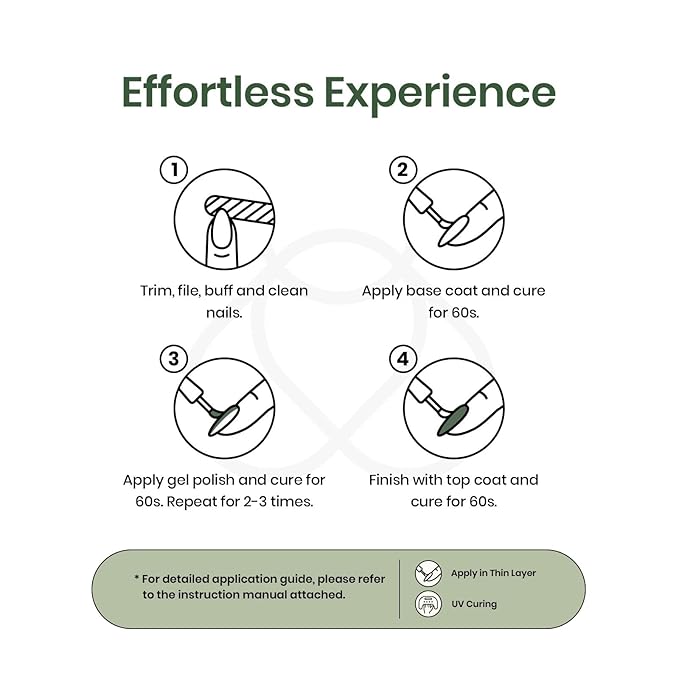 Beetles Gel Nail Polish, 6 Colors Sage Green Tranquil Grace Collection Pink Olive Green White UV Gel Nail Polish Manicure Art Design Gifts for Women