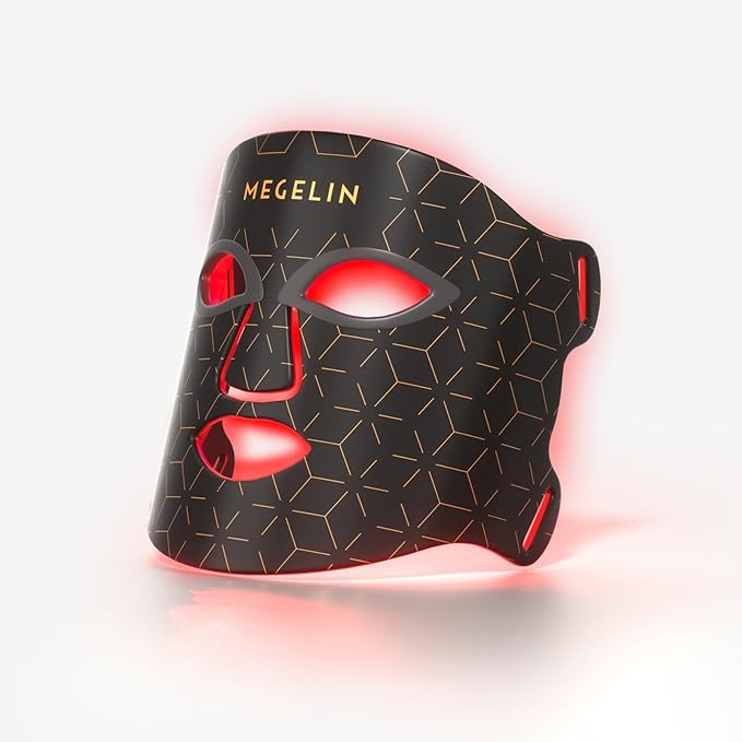7 Colors Led Light Therapy Facial Mask, Face Light Therapy Mask for Face, Reduce Wrinkles Smooth Skin, Infrared Light Skin Rejuvenation