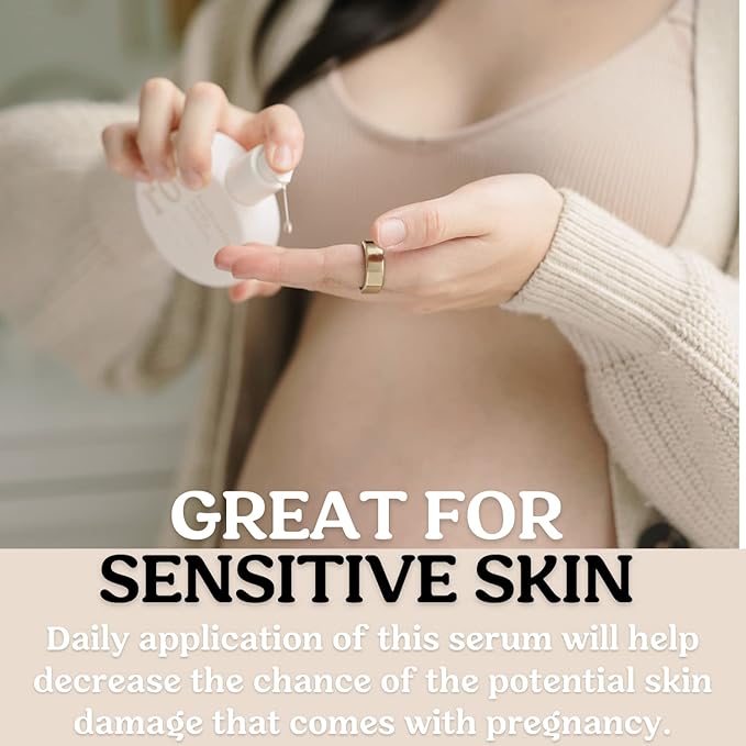 Stretch Mark Belly Serum/Oil for Sensitive Skin with Long and Short-term Hydration, Increases Skin Elasticity and Firmness Reduce Stretch Marks (Belly Serum)