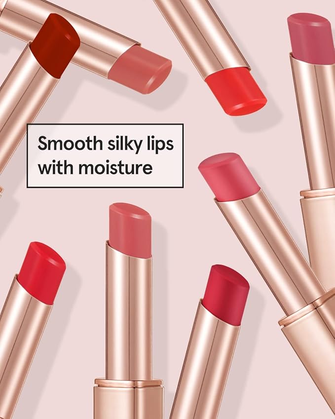 ATHÉ Authentic Airy Lip Balm 08 PINK A LOT, Korean Vegan Color Lip Blam, Flake-Free Slim Fit Lips, Silky Powdery Finish & Air-like Blurring with Vibrant Colors, 0.11oz.