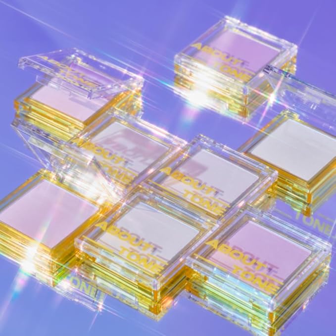 Light On Me Highlighter 2 Color - Makeup Highlighting Powder Palette, Natural Satin Glow, Lightweight Velvety Powder, Clear Sheer Pearls, Shiny Illuminator, 0.26oz (02 CANDY LIGHT)