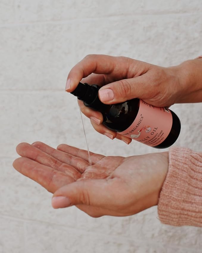 Belly Bundle by Irene Organics - Organic Belly Butter and Oil for Pregnancy Stretch Mark Prevention and Treatment - Award Winning Skincare For Pregnancy and Postpartum - Mother's Day Gift Set (Large)