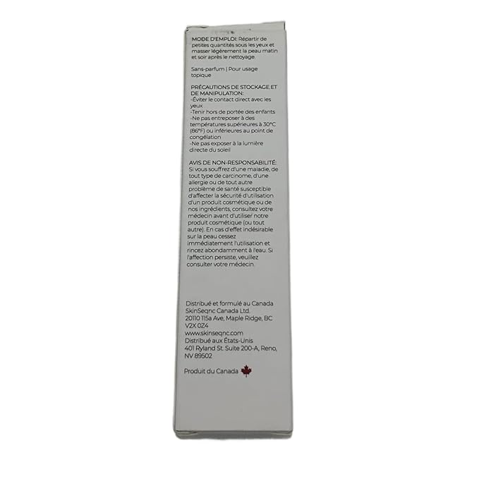 M-SEQNC Eye Gel | Advanced Eye Gel | Cell-Free Technology for Delicate Skin | Reduces Signs of Aging + Dark Circles | Innovative Formula to Promote Visible Results | 15ml