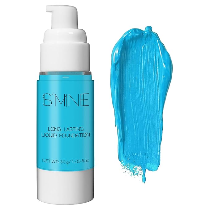 IS'MINE Sky Blue Liquid Foundation Makeup, Matte Flawless Finish Foundation, Vegan & Cruelty-Free (1.05 Fl Oz, 046)