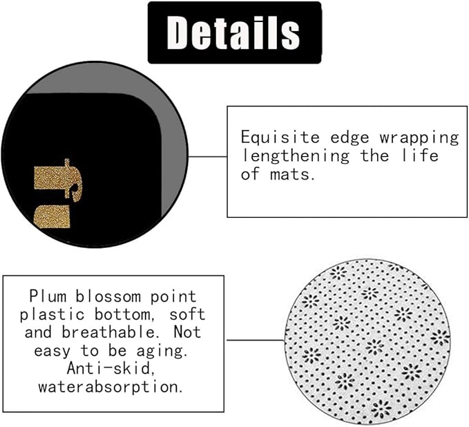 4PCS Gold Glitter Get Naked Shower Curtain Set, Funny Quote Stripe Luxury Glam Modern Dorm Bathroom Decor, Waterproof Fabric Black Shower Curtain, Non-Slip Bath Mat Toilet Rug, Just Get Naked