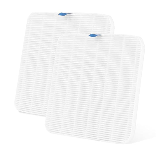 Makartt Nail Dust Collector Filter - Replacement Filter Reusable Dust Filter For Larina Nail Dust Collector Vacuum Fan Dust Nail Tool Attach 99% of Nail Dust Easy to Clean 2 Pack White