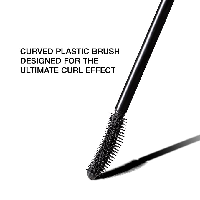 Black Mascara Queen Cobra – Volumizing, Curling, Lengthening – Soft Brush for Smooth Application – Long-Lasting & Weather-Proof – 0.34 fl.oz. - Made in Italy