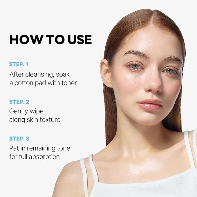 ROUND LAB 1025 Dokdo Toner 6.76 Fl Oz, Oil Control and Reduces Excess Sebum, Gentle Exfoliating Facial Toner, Deep Sea Water for Moisturization, Soft Finish Without Stickiness, Korean Skin Care