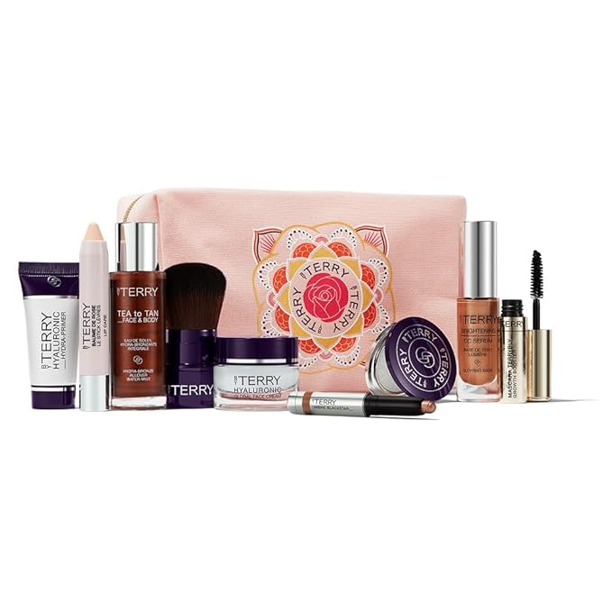 By Terry Try Me Love Me Set, 9 Makeup Products & Zipper Pouch, Face, Eyes, Lips & Skin Favorites