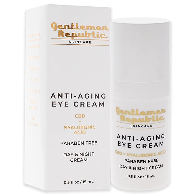 Gentlemen Republic Genuine Grooming Anti-Aging Eye Cream Men Cream 0.5 oz