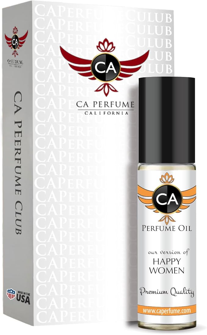 CA Perfume Impression of Happy Women Fragrance Body Oil Dupes Attar Roll-On 0.3 Fl Oz/10ml